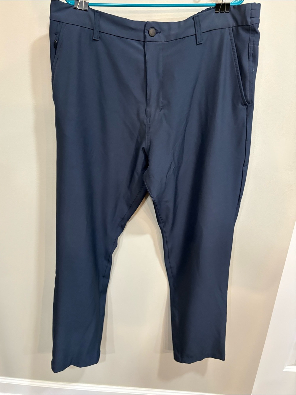 Marc New York Dark Blue Stretch Chinos